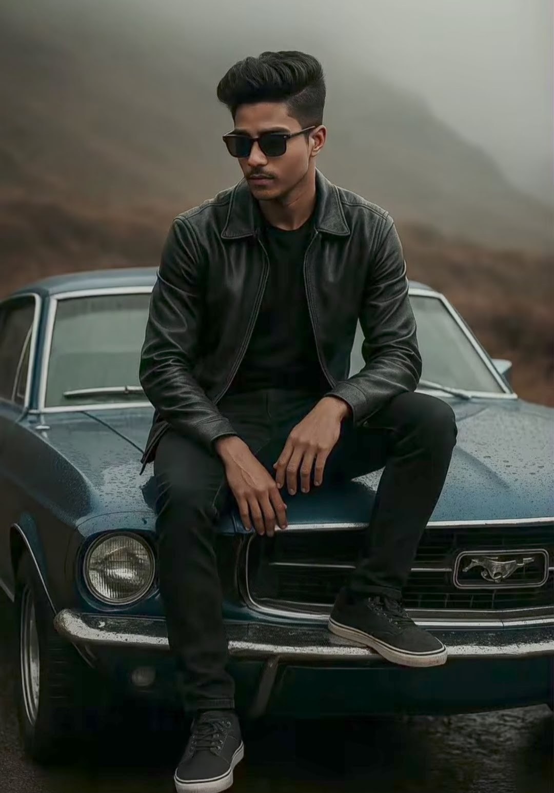 Stylish Young AI prompt – car and vehicle photo editing image