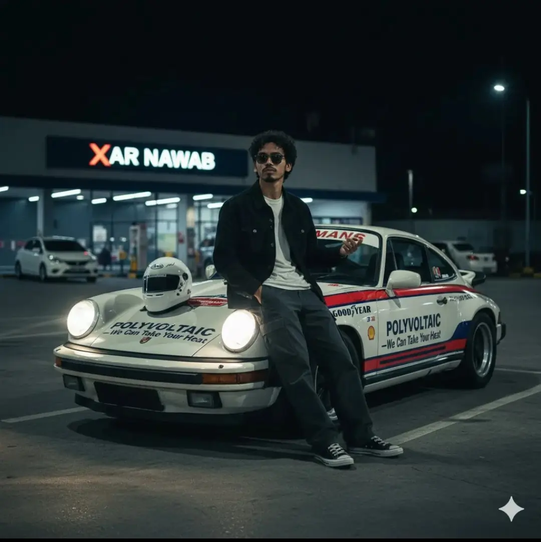 Racing Car Aesthetic AI prompt – car and vehicle photo editing image