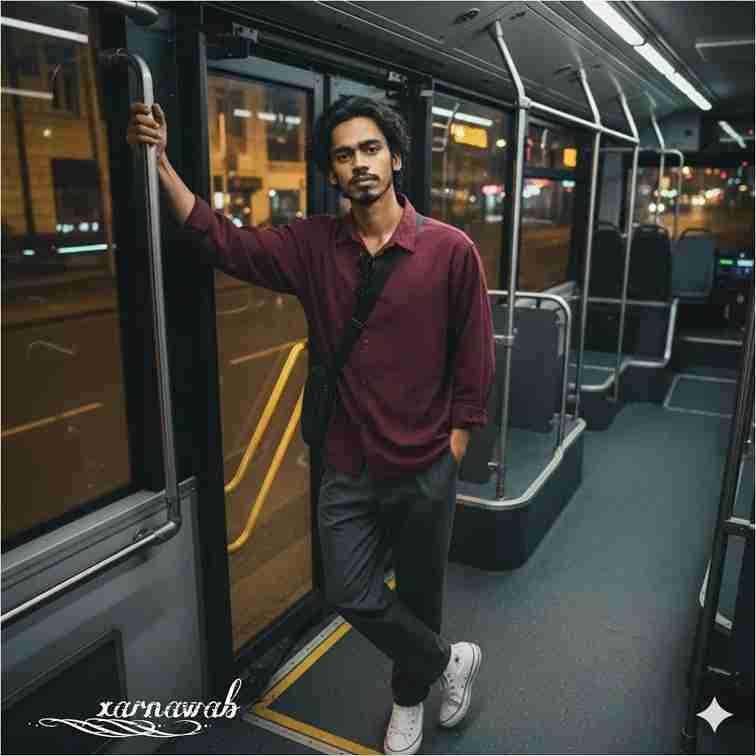 Bus Aesthetic AI prompt – car and vehicle photo editing image
