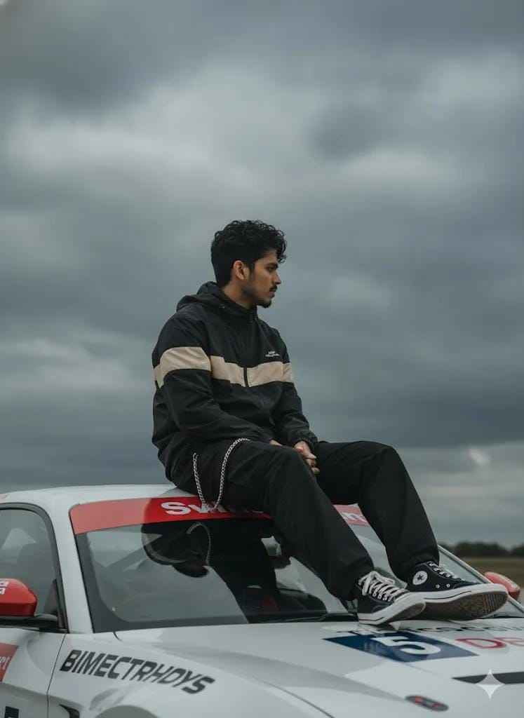 Car Roof Aesthetic AI prompt – car and vehicle photo editing image