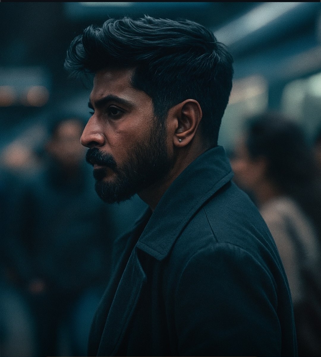 Cinematic Metro Station Walk AI prompt – realistic cinematic photo editing image