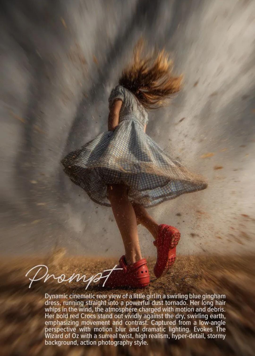 Cinematic Rear View AI prompt – realistic cinematic photo editing image