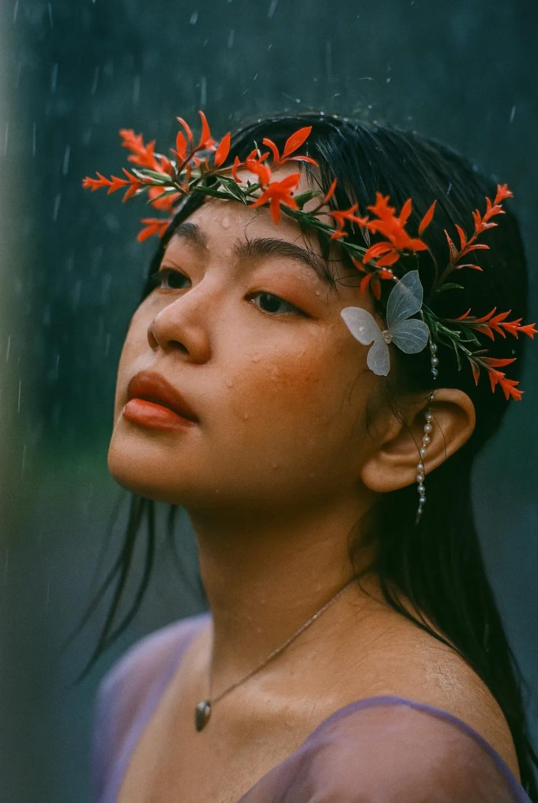 Cinematic Close-Up Portrait AI prompt – realistic cinematic photo editing image