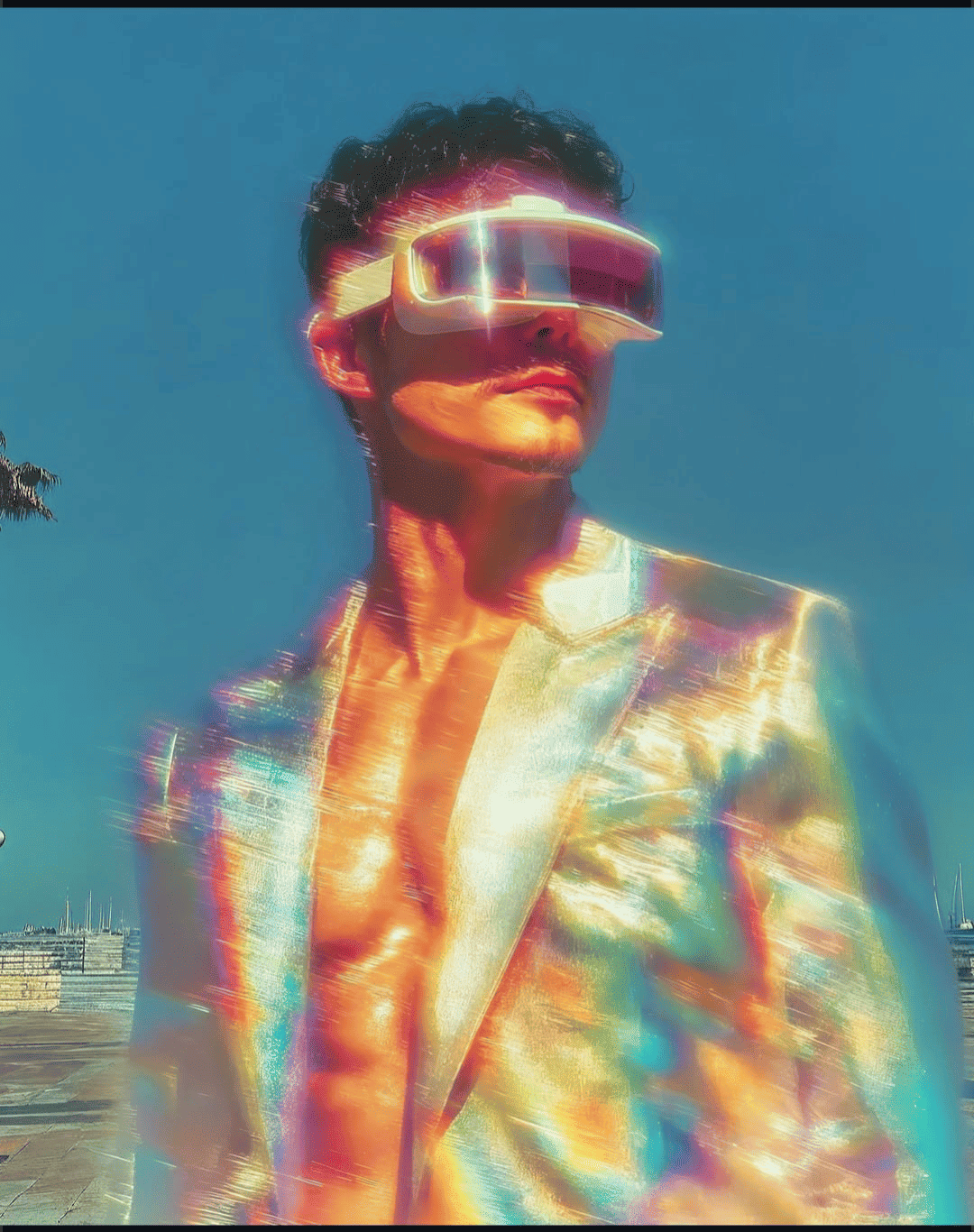 Cyberpunk Portrait AI prompt – fantasy surreal photo editing image
