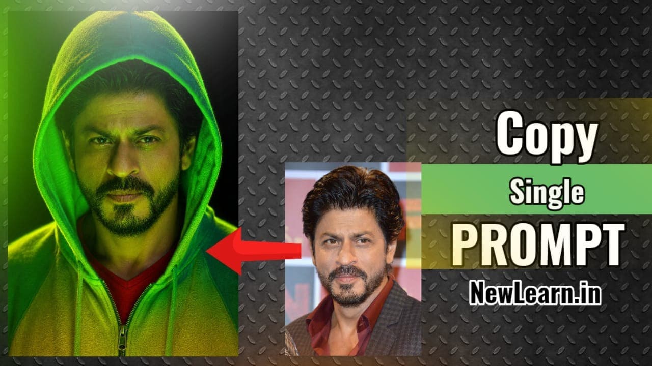 Neon green hoodie male portrait AI prompt – moody cinematic lighting photo edit
