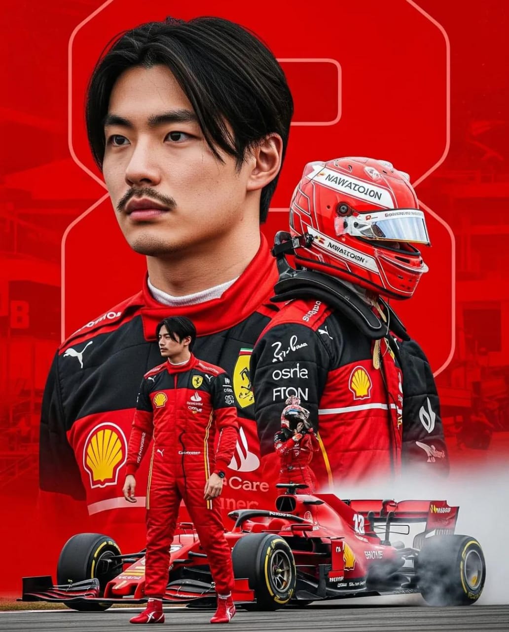 Fanmade Formula 1 Poster AI prompt – poster design image