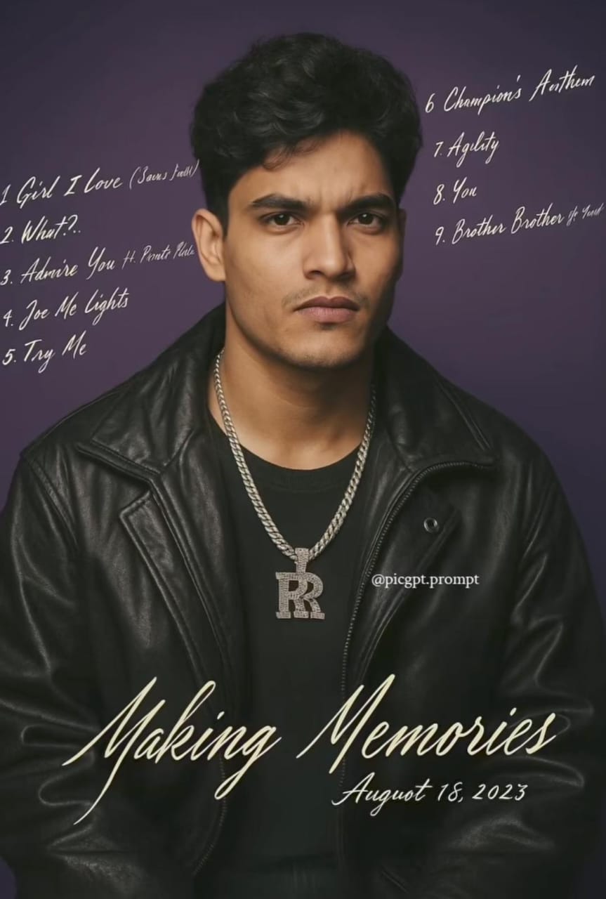 Hyper-Realistic Album Cover AI prompt – poster design image